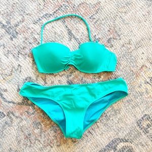Teal blue Victorias Secret Bikini 34C Medium